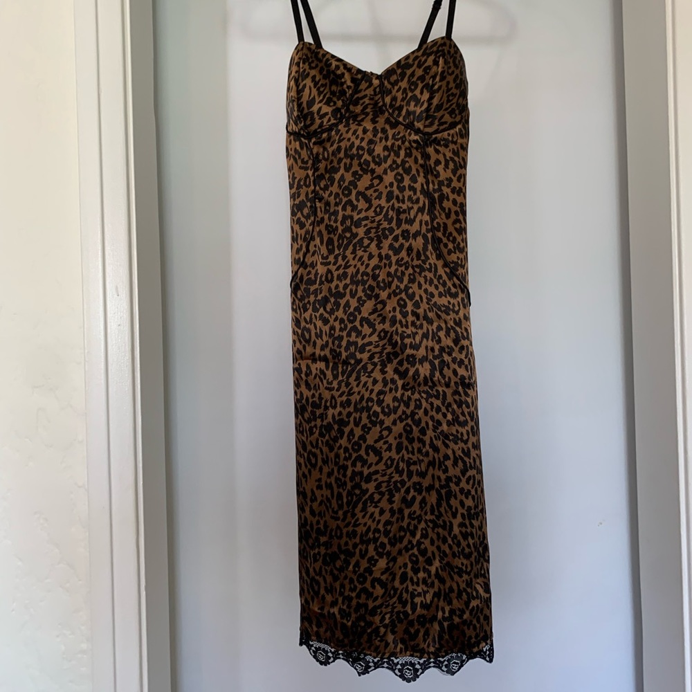 Leopard Slip Dress